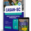 Apostila CASAN 2026 – Agente Administrativo Operacional