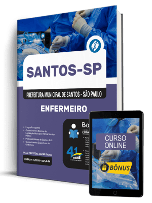 Apostila Prefeitura de Santos - SP 2026 - Enfermeiro 1 Apostila Prefeitura de Santos - SP 2026 - Enfermeiro
