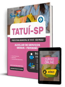 Apostila Prefeitura de Tatuí-SP 2026 – Auxiliar de Serviços Gerais – Feminino