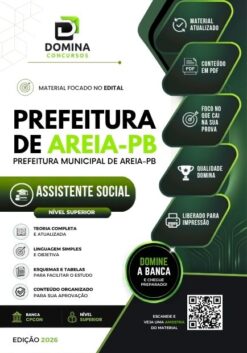 Assistente Social Areia PB | Apostila 2026