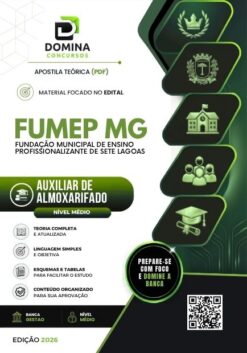 Auxiliar de Almoxarifado FUMEP Sete Lagoas MG | Apostila 2026
