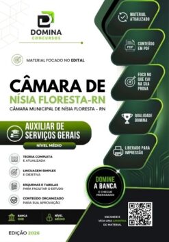Auxiliar de Serviços Gerais Nísia Floresta RN | Apostila 2026