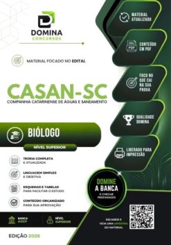 Biólogo CASAN SC | Apostila 2026