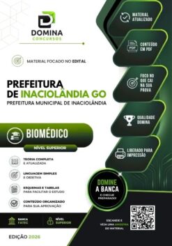 Biomédico Inaciolândia GO | Apostila 2026