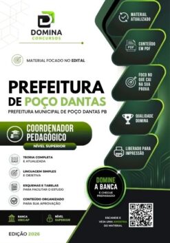 Coordenador Pedagógico Poço Dantas PB | Apostila 2026