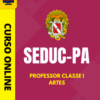 Curso Preparatório: SEDUC-PA – Professor Classe I – Artes | Completo 2026 Curso Preparatório: SEDUC-PA – Professor Classe I – Artes | Completo 2026