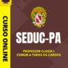 Curso Preparatório: SEDUC-PA – Professor Classe I – Comum a Todos os Cargos | Completo 2026 Curso Preparatório: SEDUC-PA – Professor Classe I – Comum a Todos os Cargos | Completo 2026