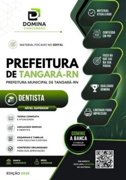 Dentista Tangará RN | Apostila 2026