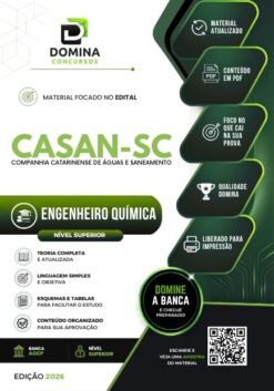 Engenheiro Químico CASAN SC | Apostila 2026