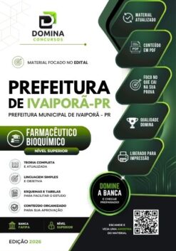 Farmacêutico Bioquímico Ivaiporã PR | Apostila 2026