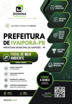 Fiscal de Meio Ambiente Ivaiporã PR | Apostila 2026