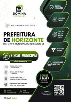 Fiscal Municipal Horizonte CE | Apostila 2026