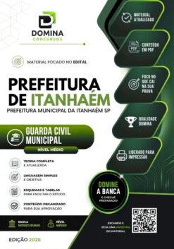 Guarda Civil Municipal Itanhaém SP | Apostila 2026