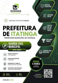 Guarda Civil Municipal Itatinga SP | Apostila 2026