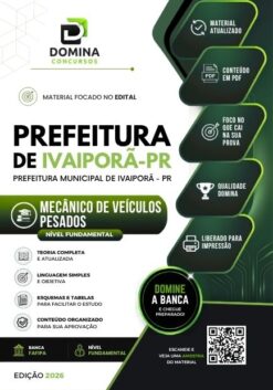 Mecânico de Veículos Pesados Ivaiporã PR | Apostila 2026