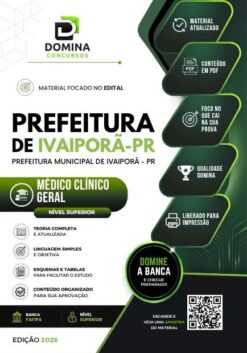 Médico Clínico Geral Ivaiporã PR | Apostila 2026