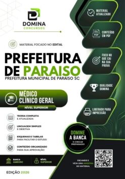 Médico Clínico Geral Paraíso SC | Apostila 2026