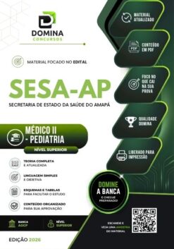 Médico Pediatria SESA AP | Apostila 2026
