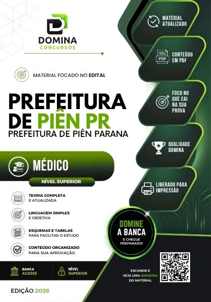 Médico Piên PR | Apostila 2026 1 Médico Piên PR | Apostila 2026