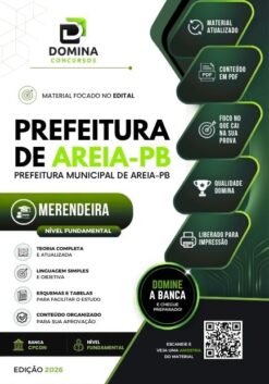 Merendeira Areia PB | Apostila 2026