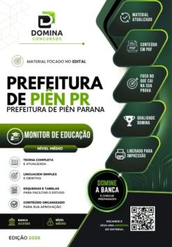 Monitor de Educação Piên PR | Apostila 2026