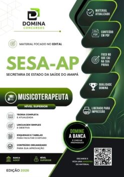Musicoterapeuta SESA AP | Apostila 2026