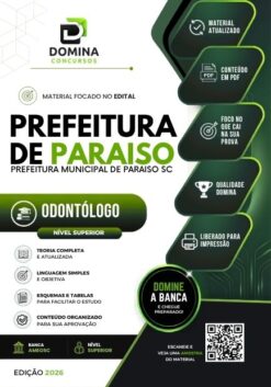 Odontólogo Paraíso SC | Apostila 2026