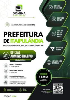 Oficial Administrativo Itaipulândia PR | Apostila 2026