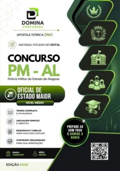 Oficial de Estado Maior Polícia Militar PM AL | Apostila 2026