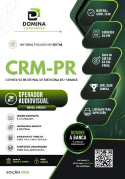Operador Audiovisual CRM PR | Apostila 2026