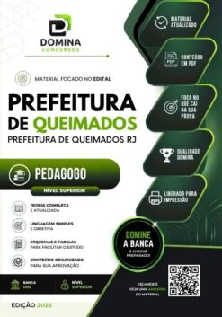 Pedagogo Queimados RJ | Apostila 2026