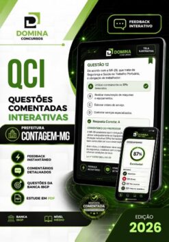 Prefeitura de Contagem MG – Nível Médio | 500 Questões Comentadas 2026
