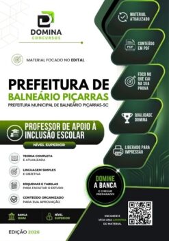 Professor de Apoio à Inclusão Balneário Piçarras SC | Apostila 2026