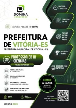 Professor de Ciências Vitória ES | Apostila 2026