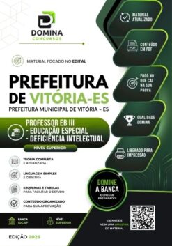 Professor de Deficiência Intelectual Vitória ES | Apostila 2026