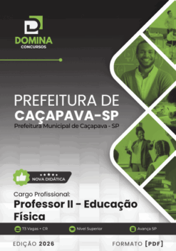 Professor de Educação Física Caçapava SP | Apostila 2026