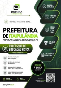 Professor de Educação Física Itaipulândia PR | Apostila 2026