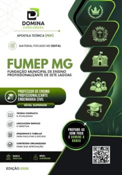 Professor de Engenharia Civil FUMEP Sete Lagoas MG | Apostila 2026