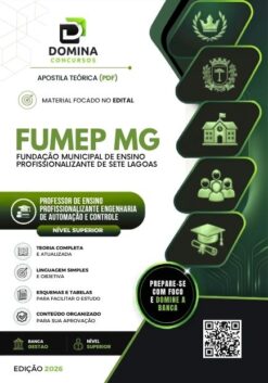 Professor de Engenharia de Automação e Controle FUMEP Sete Lagoas MG | Apostila 2026