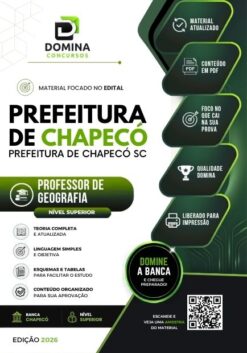 Professor de Geografia Chapecó SC | Apostila 2026