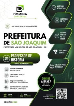 Professor de História São Joaquim SC | Apostila 2026