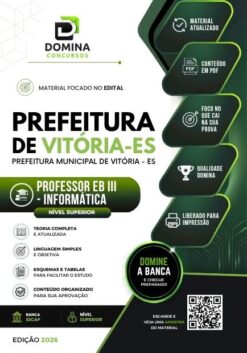 Professor de Informática Vitória ES | Apostila 2026