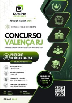 Professor de Inglês Valença RJ | Apostila 2026