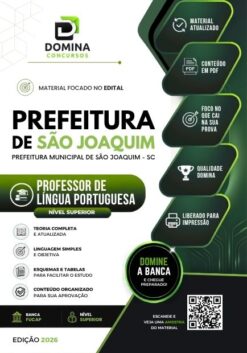 Professor de Língua Portuguesa São Joaquim SC | Apostila 2026