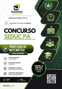 Professor de Matemática SEDUC PA | Apostila 2026