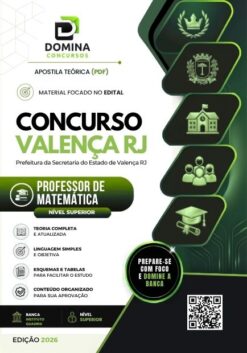 Professor de Matemática Valença RJ | Apostila 2026
