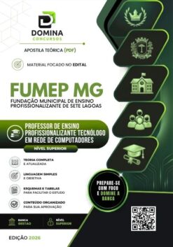Professor de Tecnólogo em Rede de Computadores FUMEP Sete Lagoas MG | Apostila 2026