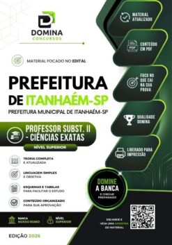 Professor Substituto de Ciências Itanhaém SP | Apostila 2026