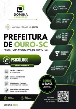 Psicólogo Ouro SC | Apostila 2026