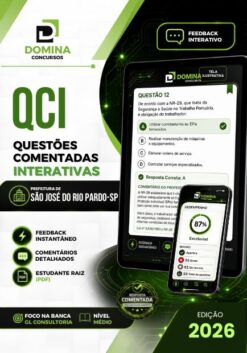 São Jose do Rio Pardo SP – Nível Médio | 500 Questões Comentadas 2026